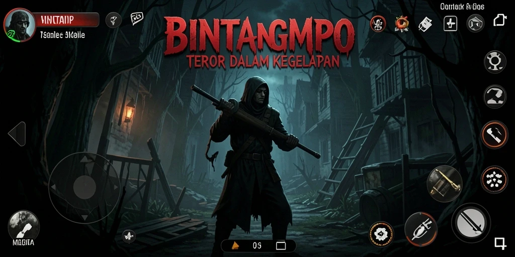 Screenshot menampilkan suasana mencekam dalam game BINTANGMPO.