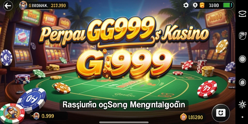Tampilan gameplay GG999 yang seru dan menegangkan di kasino virtual.