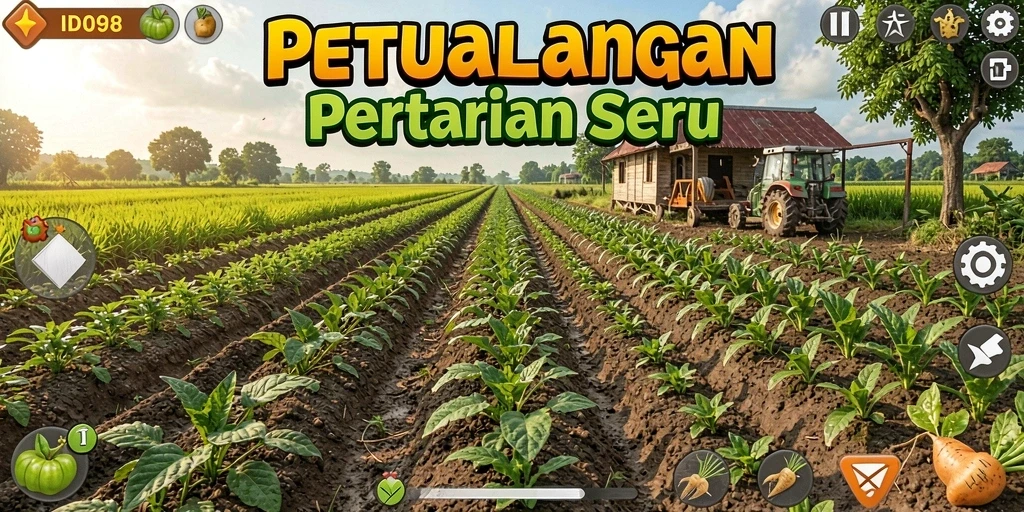 Gameplay seru dengan berbagai tanaman dan hewan di ID098.