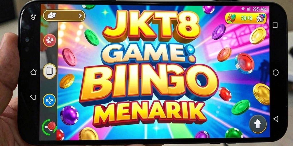 Tampilan gameplay seru dari JKT8 yang menampilkan Bingo.