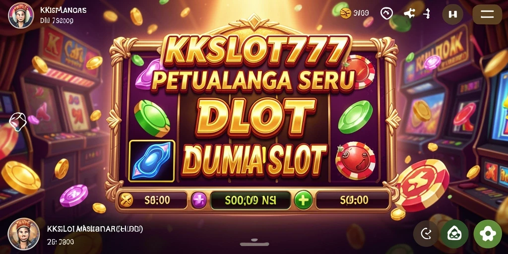 Tampilan gameplay menarik dari KKSLOT777 di dunia petualangan slot.
