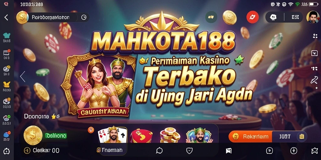 Tampilan menarik dari gameplay Kasino di MAHKOTA188.