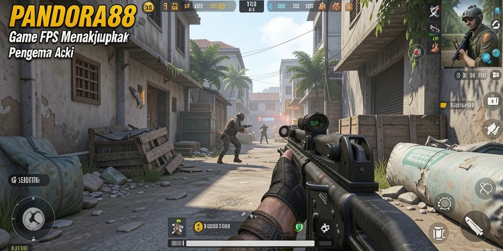 Gameplay PANDORA88 yang intens dan seru dalam aksi FPS.