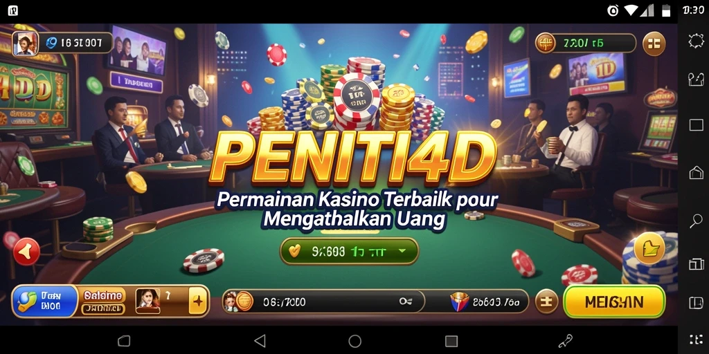 Gameplay seru PENITI4D dengan berbagai pilihan permainan Kasino.