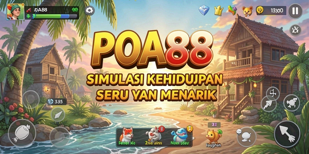Tampilan gameplay POA88 yang menarik dan interaktif.
