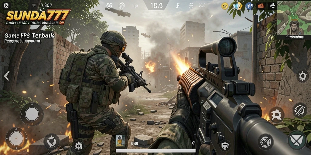 Tampilan aksi intens dari gameplay SUNDA777 yang mendebarkan.