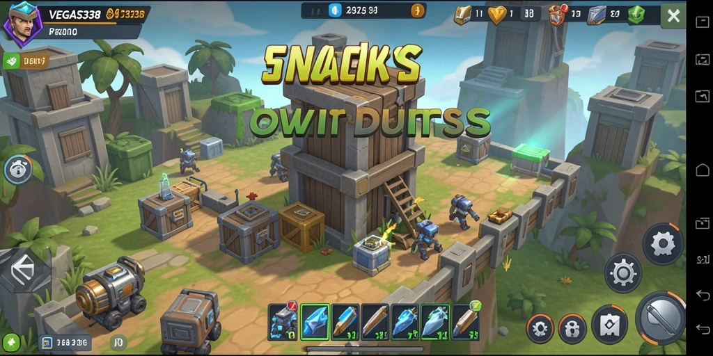 Tampilan gameplay mendebarkan dari <strong>VEGAS338</strong> dalam aksi Tower Defense.